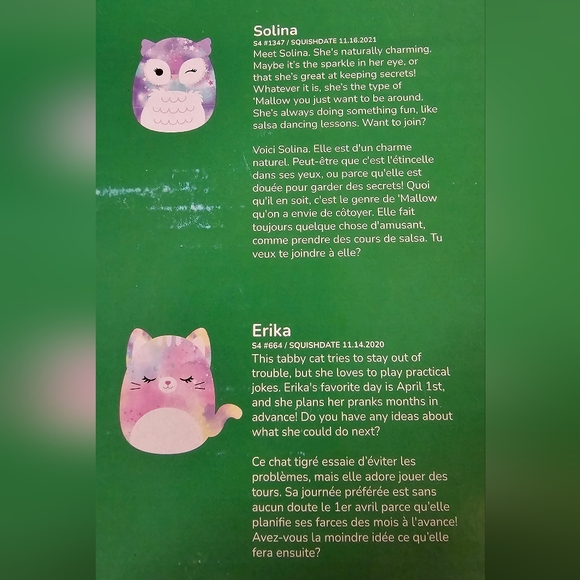 Original SquishMallows Holiday Tie Dye Set Of 8 New in Box - Picture 12 of 16